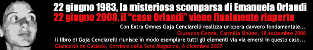 Gaja Cenciarelli, autrice di EXTRA OMNES. L'INFINITA SCOMPARSA DI EMANUELA ORLANDI interviene sulla riaperturadel caso...